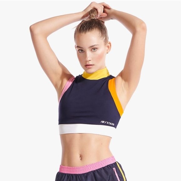 STAUD Tops - NWT NEW BALANCE x STAUD Athletic Performance Crop Top Size Small